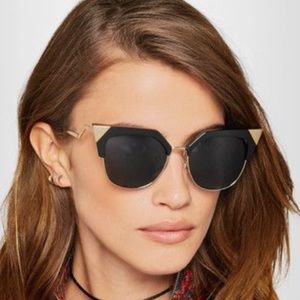 Jewel Tipped Cat Eye Sunglasses